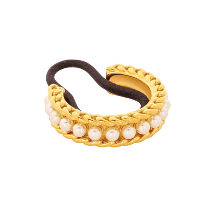 Pearl Braid Hair Cuff Tie